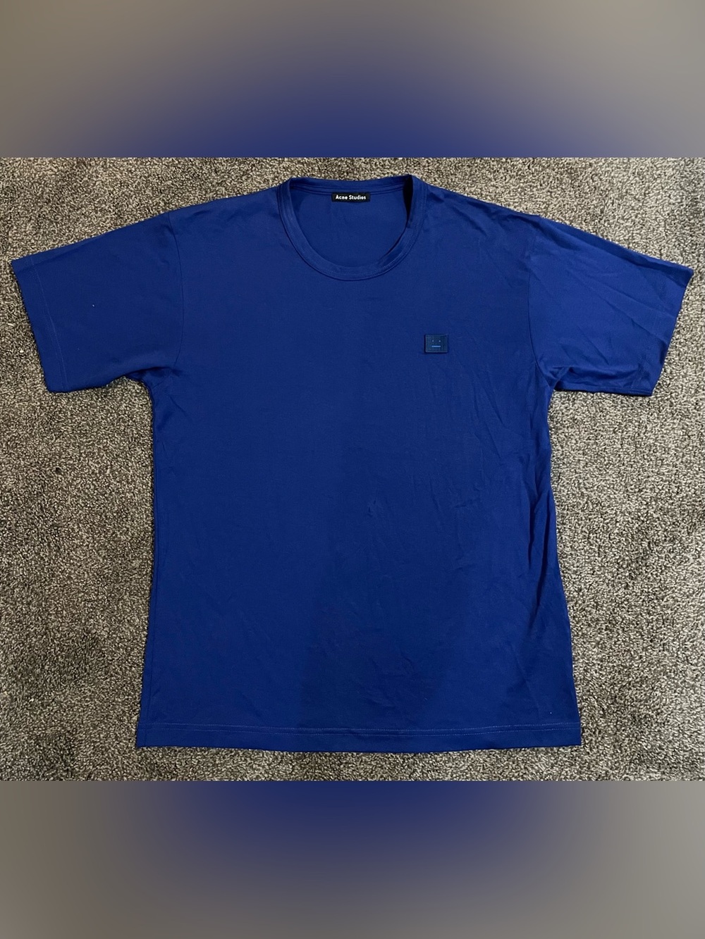Acne Studios Royal Short Sleeve Crewneck Nash Face Tee